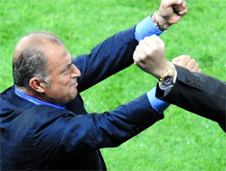 Fatih Terim bir  oh çekti!